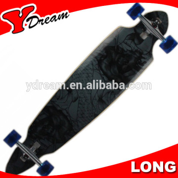 Transparent Deck Bamboo longboard deck