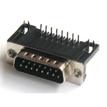 D-SUB PCB mâle double rangée angle droit