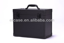 NEW STYLE BLACK PVC HAIRDRESSING CASE, CARRYING CASE WITH HANDLE