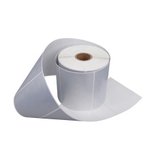 Direct Thermal and Thermal Transfer Custom Shipping Labels - Silver Barcode Stickers