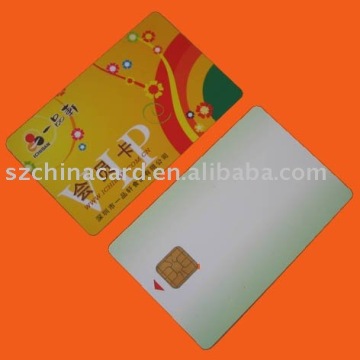 plastic contact smart card