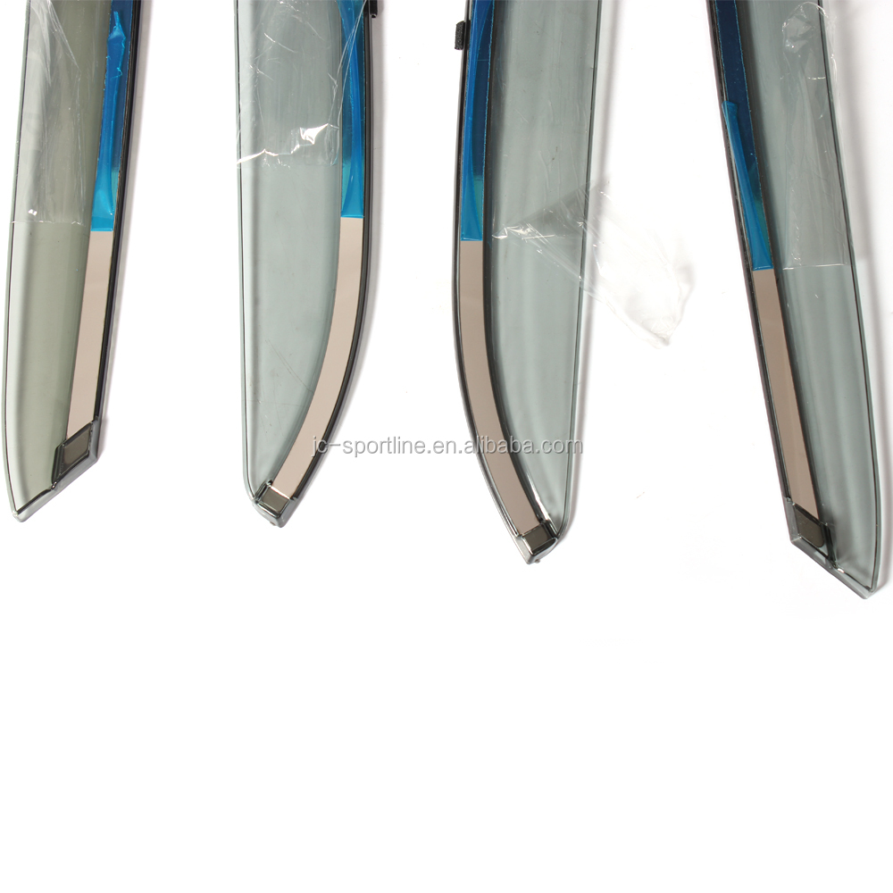 PC Injection Mould Visor Rain Guards Wind Deflector for HYUNDAI IX25 2014 4pcs/set