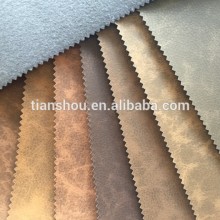 Cheap printed shoe 100% pu synthetic leather