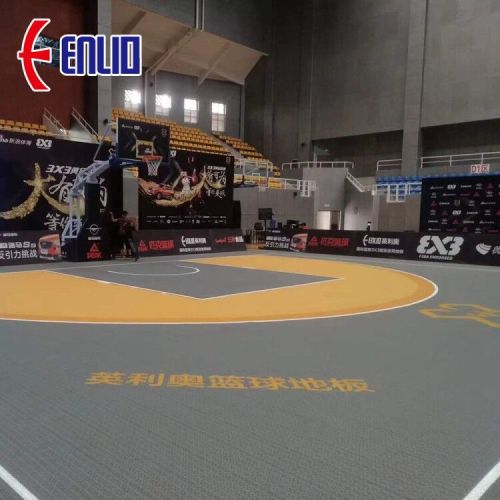 Outdoor Basketball Sports Flooring Tiles In Plastic Flooring