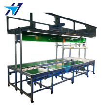 Push plate line table with lamp holder