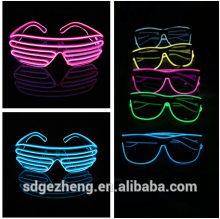 LED shutter party glasses flashing EL sunglasses fast blink constant on el glasses for party