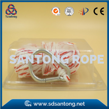 braided polyethene and polypropylene marine ropes for boat