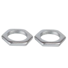 Nickel Plated M8 DIN 934 Hex Nut - Stainless Steel Thin Nut