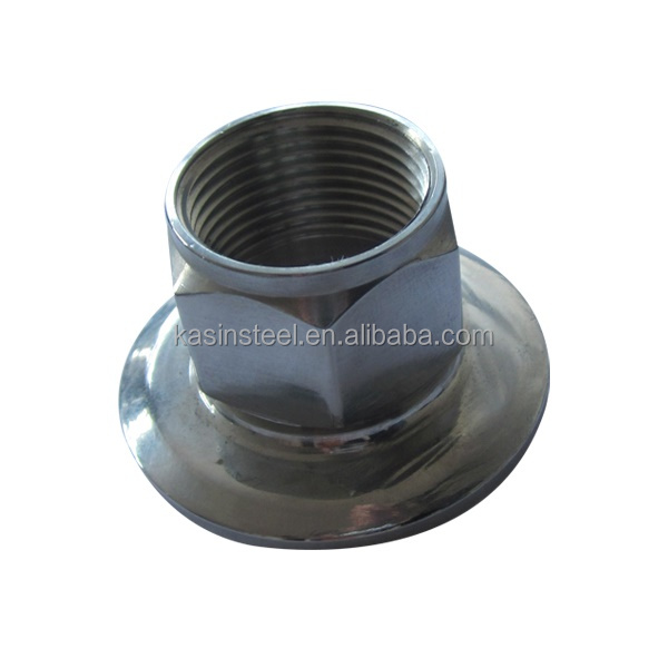 Stainless Steel Sanitary Forged Hexagonal Male Threaded Clamped Ferrule Adaptor