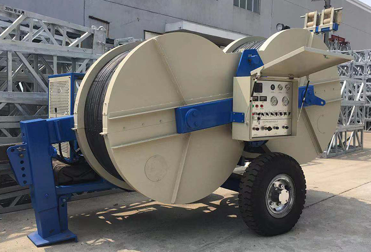 Гидравлический съемник натяжительное кабельное струнное оборудование Hydraulic puller tensioner cable stringing equipment
