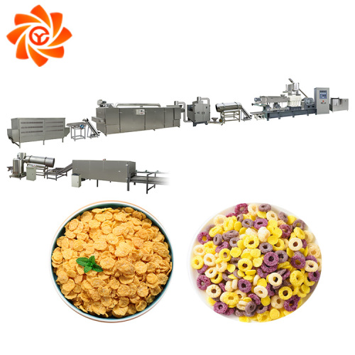 Crispy breakfast cereal cornflakes machine plant