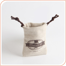custom coffee beans jute draw string bag small drawstring bag