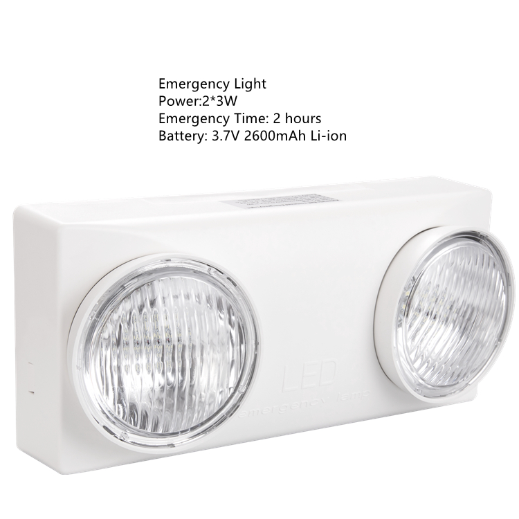 Lumière LED d'urgence blanc froid 6W