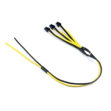 Triple PCI Express 6Pin  Splitter Power Cable