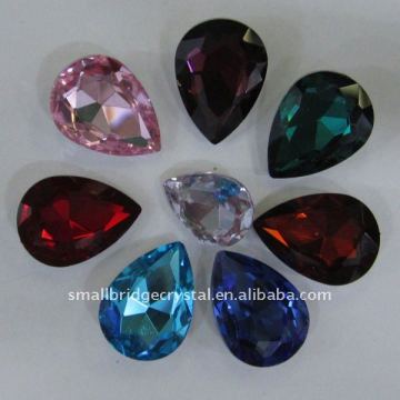 Crystal Jewelry accessories-color water drop