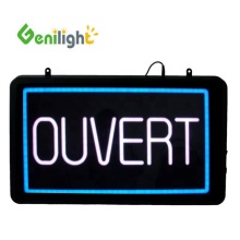 OUVERT Illuminated Acrylic Sign: Advertising Display LED Letter Noen Sign