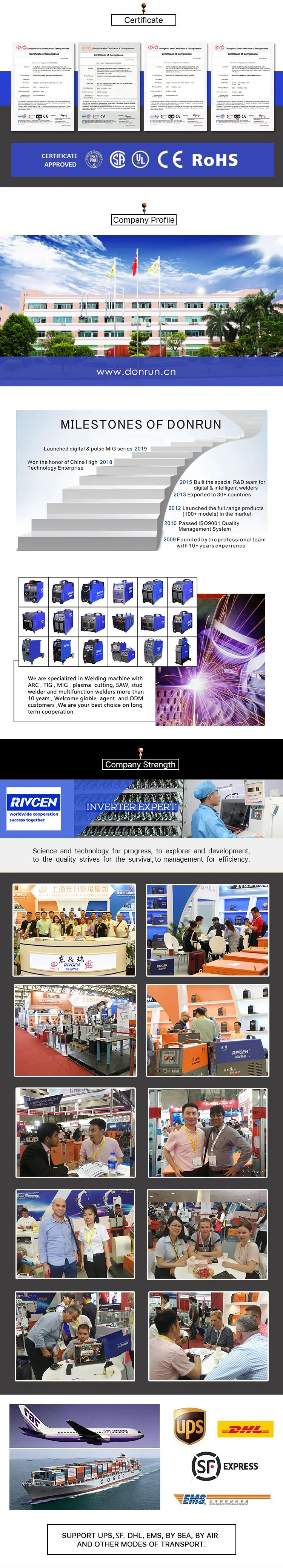 Mosfet Technology TIG Welding Machine with Arc Force Function