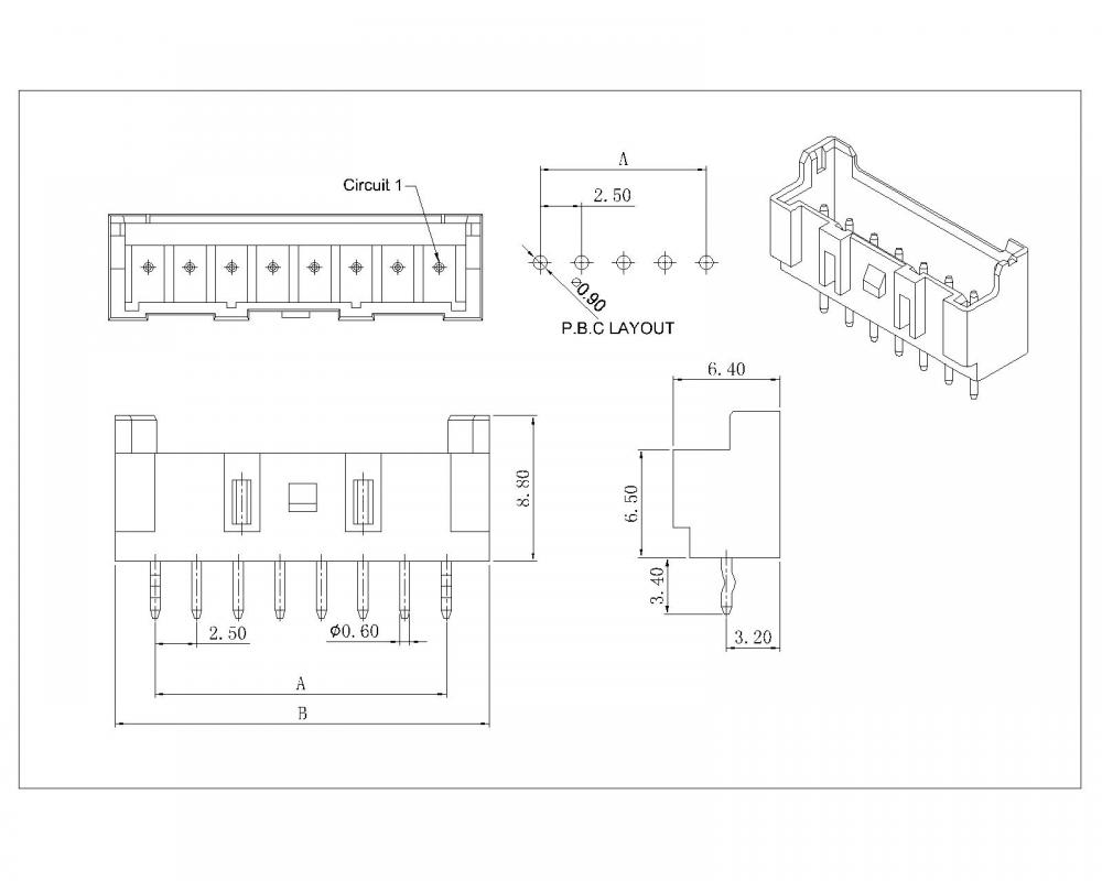 Aw2508v Xp Xx X 2 50mm Pitch 180 Wafer Connector Series Jpg Aw2508v Xp Xx X 2 50mm Pitch 180 Wafer Connector Series Jpg