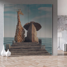 Decorative Fluted 3d Printed Wall Panel