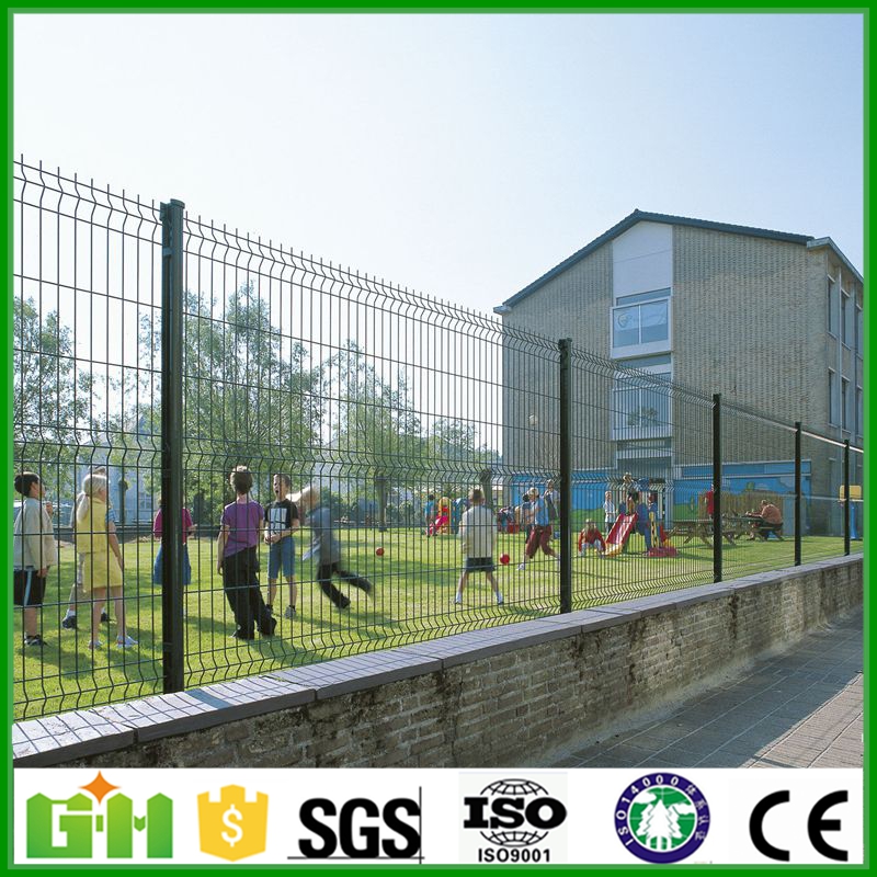 price mesh fence pvc coated 3D bending fence