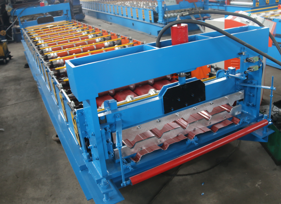 Metal Rib Trapezoid roofing Sheet Roll Forming Machine