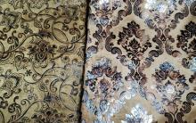Dyed Polyester Foil Velvet Fabric for Home Textile