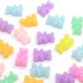 Hottest Gummy Bear Resin Cabochon Beads Animal Figurines Flatback Miniature for Accessories Accessories Keychain Ornament