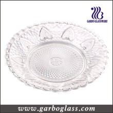 Glass Dinner Plate with Charm Price (GB2301LH)
