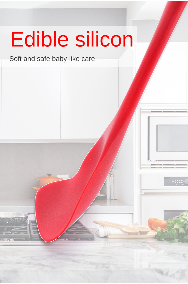 Non-stick Pan Silicone Spatula Spoon Kitchen Utensil Cooking Tool Wholesale