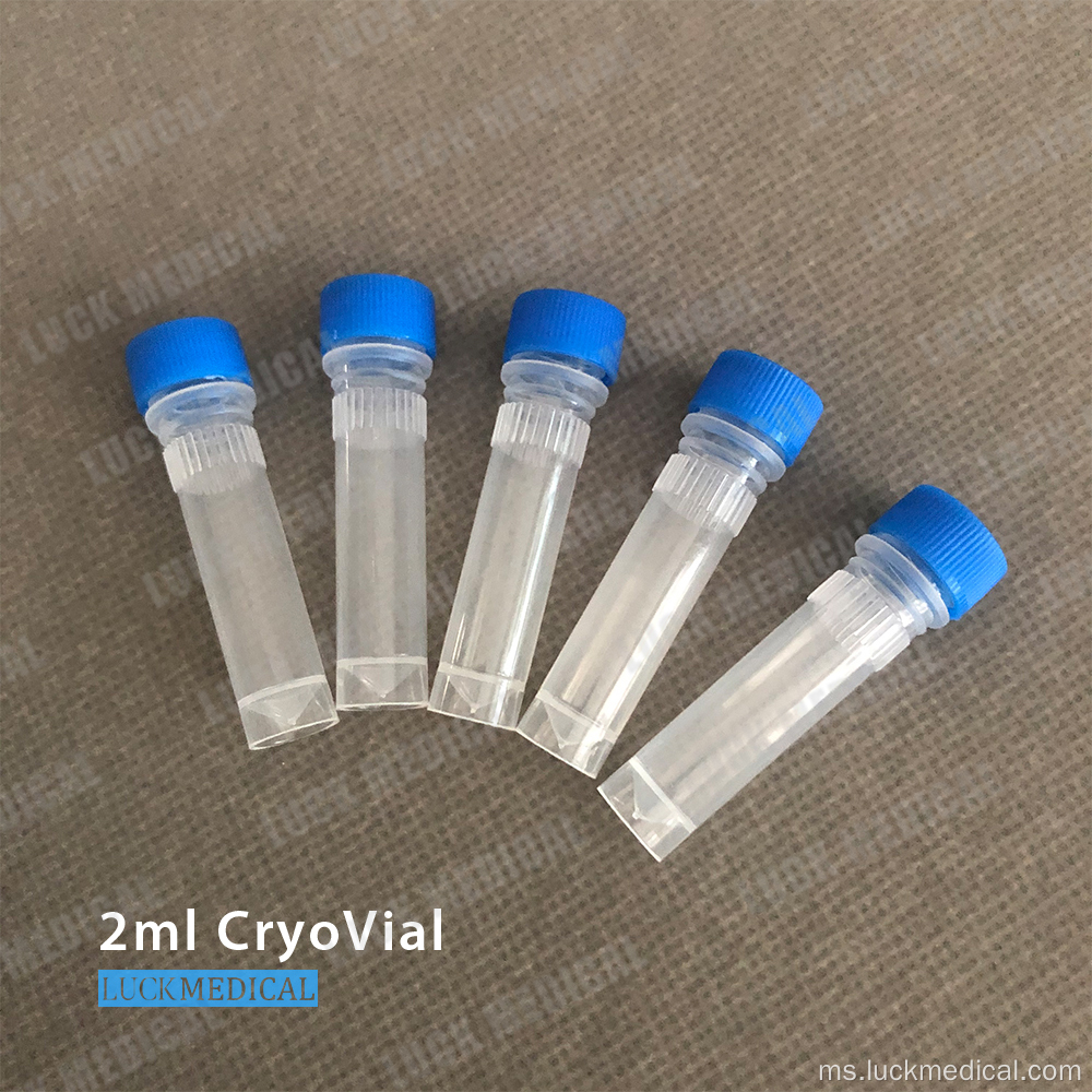 Cryovial 2 ml untuk peti sejuk