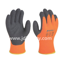 Зимние работы перчатки латексные пены с покрытием (LY2035) (одобренный CE)