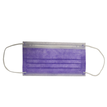 Masques de protection jetable violet en vente