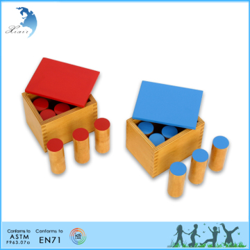 Early educational children wooden montessori make sound toys