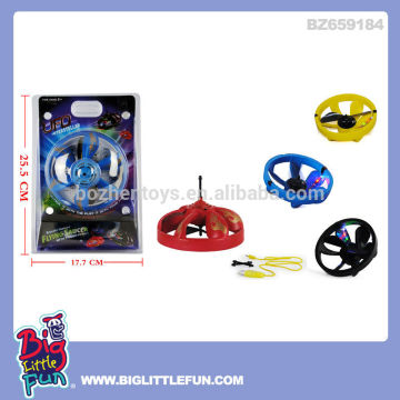 Induction toy flying saucer toy