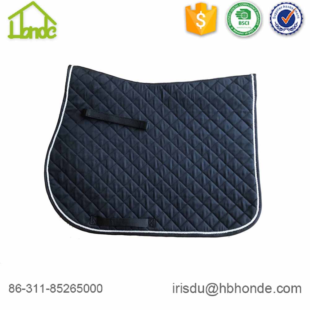 Horse Quilted Various Color English Saddle Pad