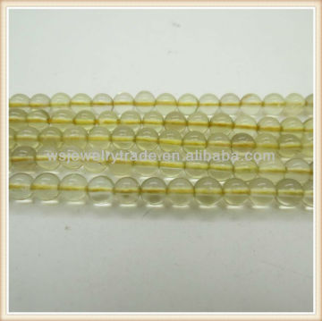 Beautiful Round Citrine Beads Wholesale