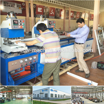 Double Head Welding Machine / PVC Windows Door Making Machine