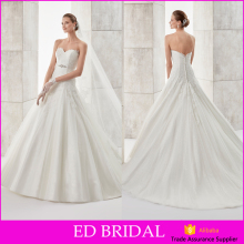 Custom Made Sleeveless Appliques Western Patterns Wedding Dress Patterns