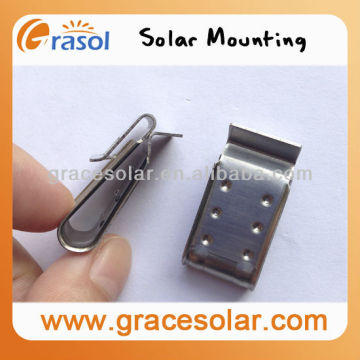 SUS 304 Solar Cable Clips, Nylon Solar Cable Clips, Solar Power Mounting System Accessories