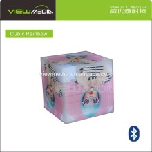2017 new products electronics Cubic Rainbow Bluetooth Speaker