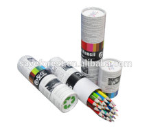 office stationery eco-friendly plain wood colored pencil