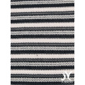 Polyester Two Tone Stripe Jacquard Tessuto a maglia
