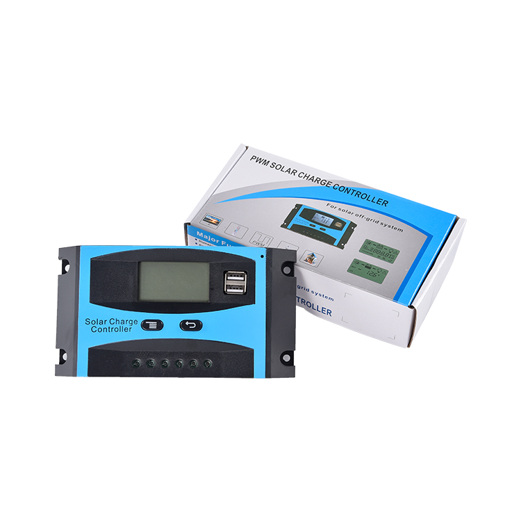 Solar charge controller with packaging