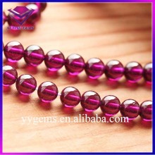Precious Gemstone Yakut Natural Beads Red Garnet Stone