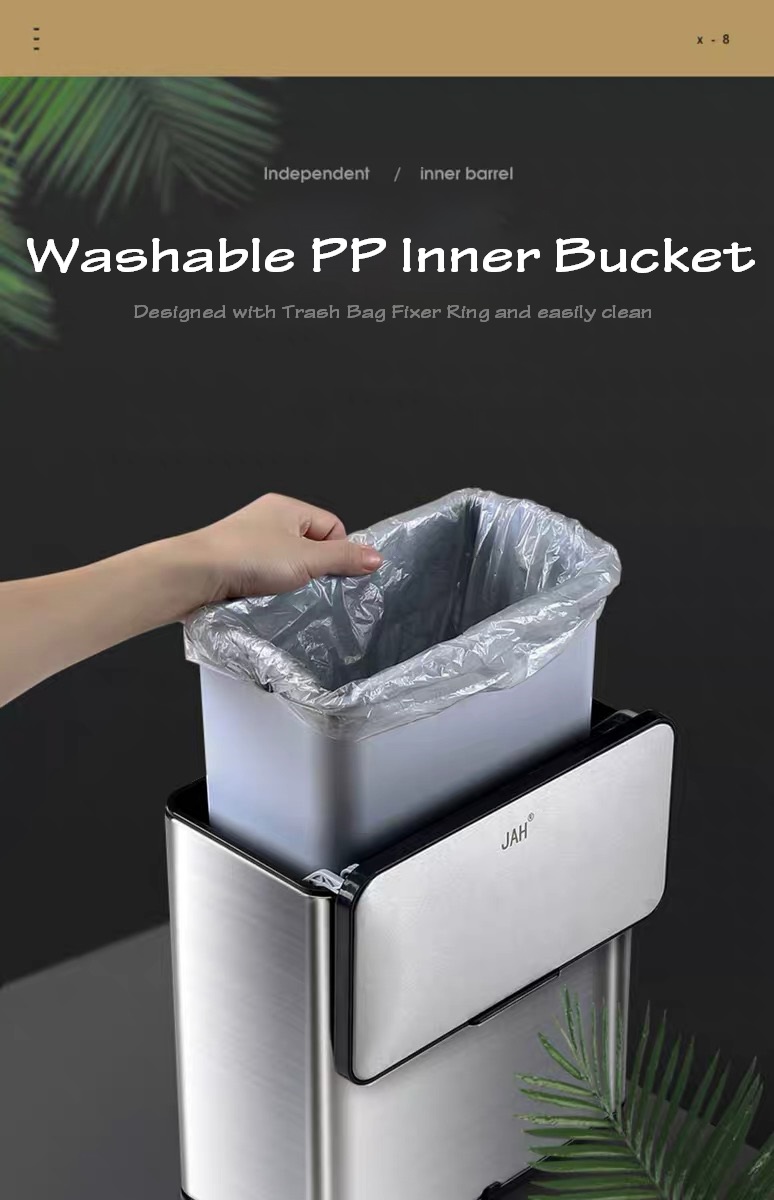 Trash Bin with Small Inner Bucket