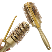 Premium Ceramic Round Brush for Salon Results