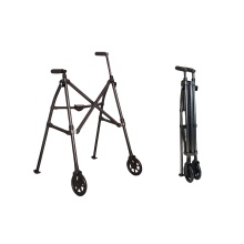 Compact Foldable Rolling Walker for Seniors: Lightweight Travel Aid for Elderly Care