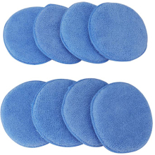 10Pcs 5 Inch Soft Microfiber Wax Applicator Pads for Cars