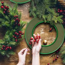 DIA 20cm Ring Floral Foam