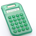 8 cijfers Mini zonne-transparante Case Calculator